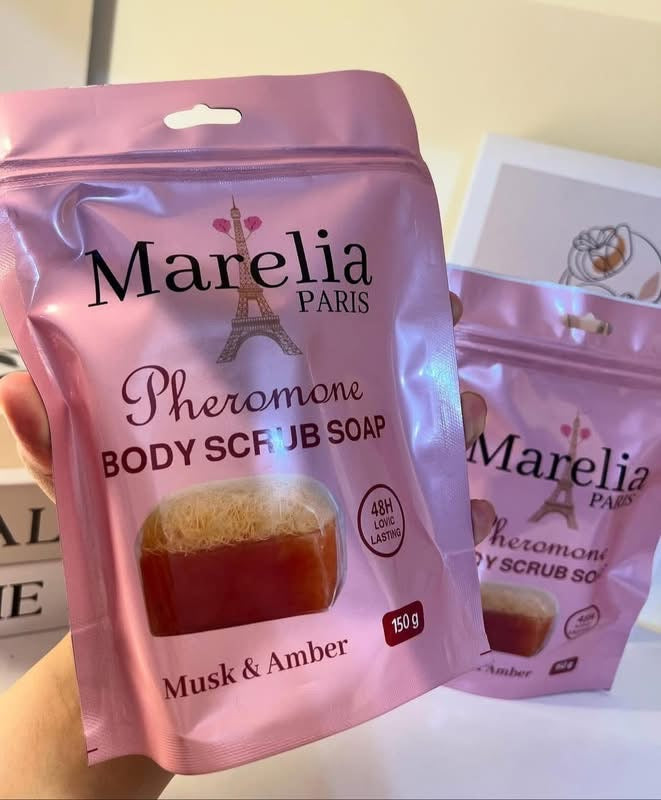 صابونة المسك و العنبر ( Marelia)
