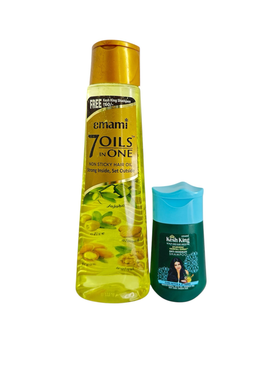 7 oils emami 200ml +shampo kesh king50ml